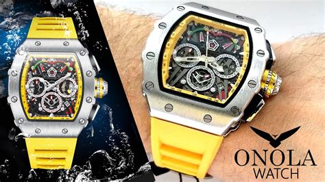 onola richard mille|Onola Watch Silver Yellow Review. Is This the Best & Cheapest .